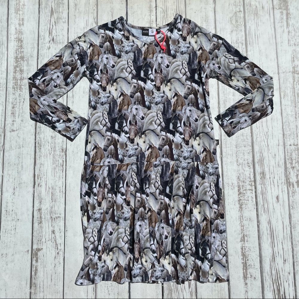 Molo “Cillie” Horse Print Dress